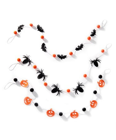 Bats & Pumpkin Halloween Garland