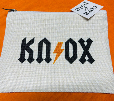 KNOX canvas zipper pouch