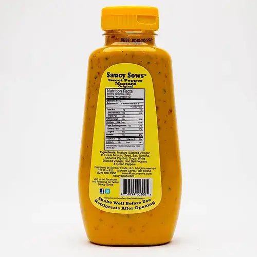 Original Sweet Pepper Mustard 12oz Bottle