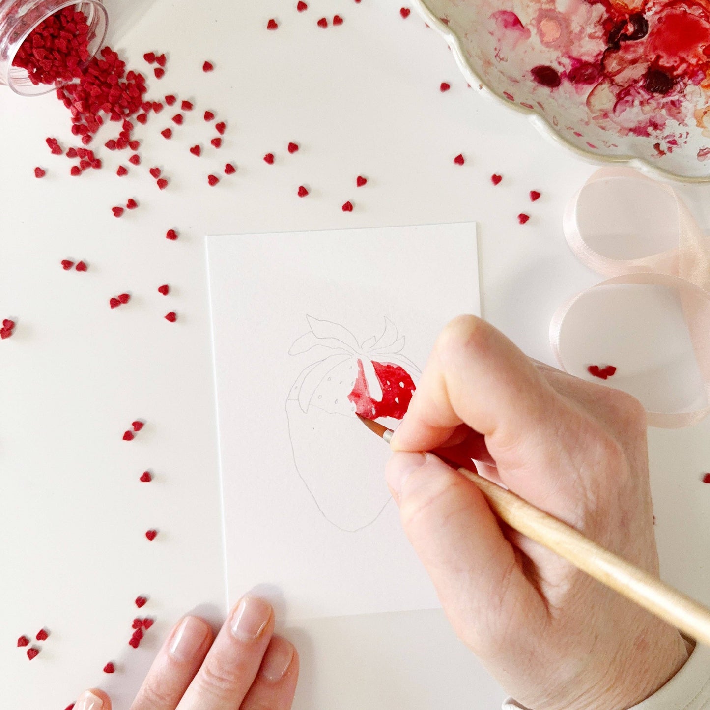 Sweet Treats Paintable Valentines