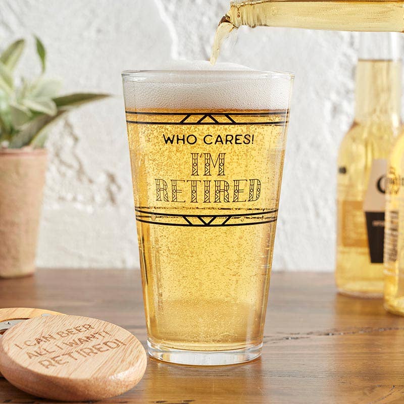 Who Cares! Pint Glass