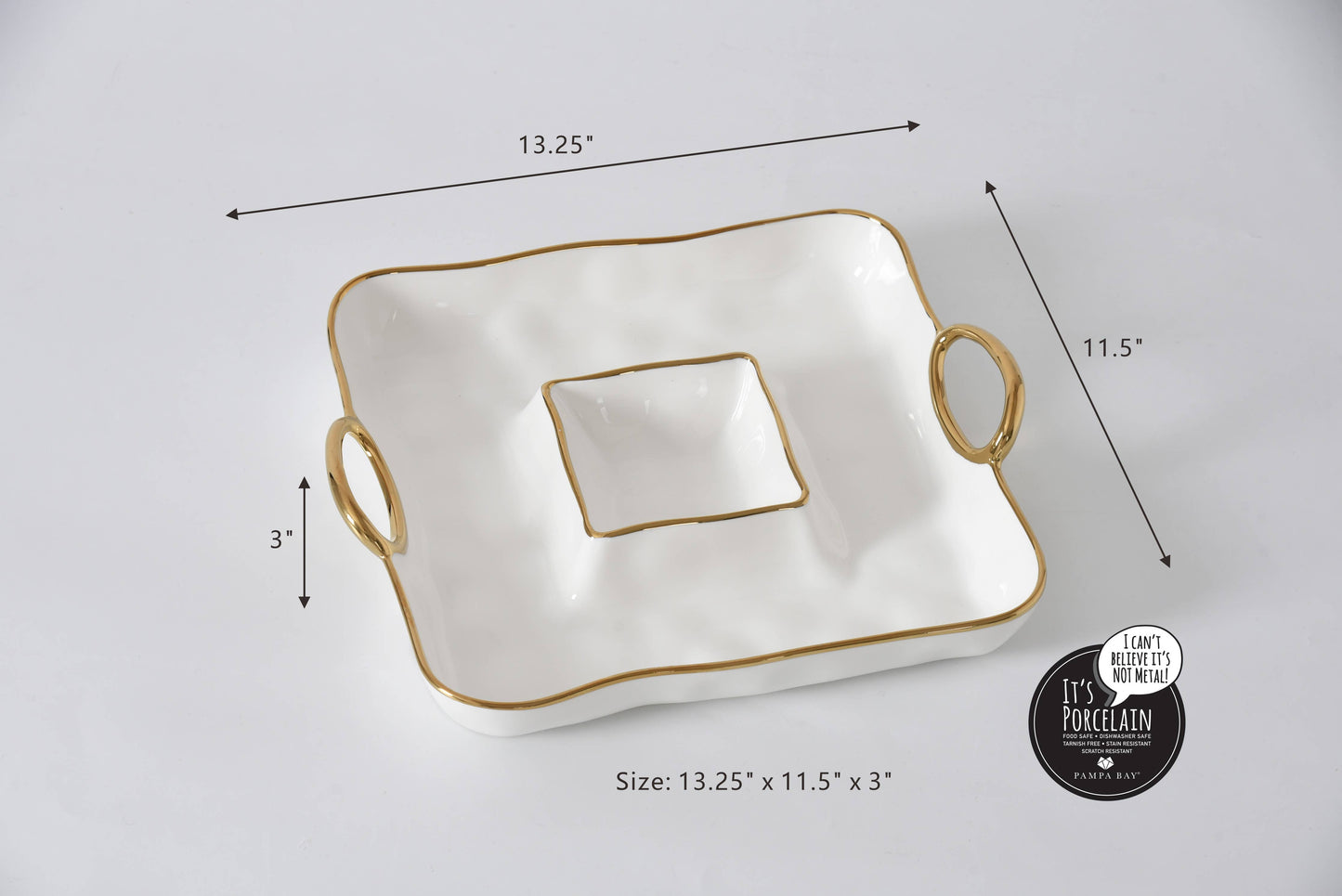 Square Chip & Dip by Pampa Bay