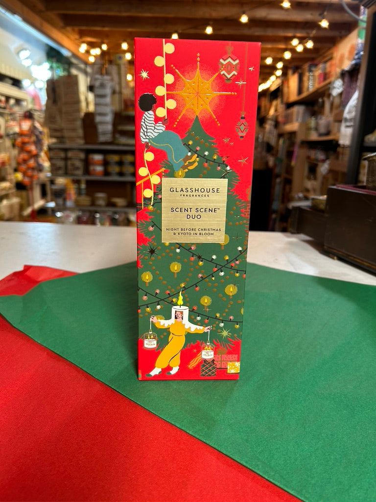 Scent Scene Duo - Night Before Christmas & Kyoto in Bloom Glasshouse Fragrances