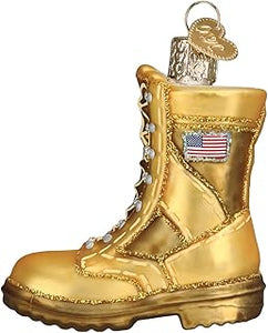 Old World Christmas Military Boot Ornament