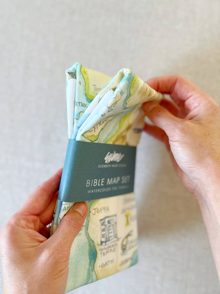 Bible Map Tea Towel Set