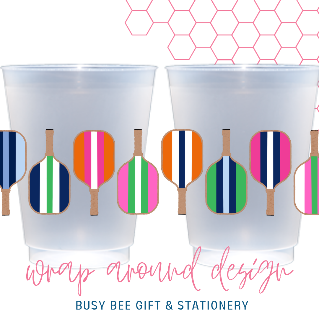 Busy Bee Gift Pickleball Paddle Cocktail Napkins - Thumbnail 2