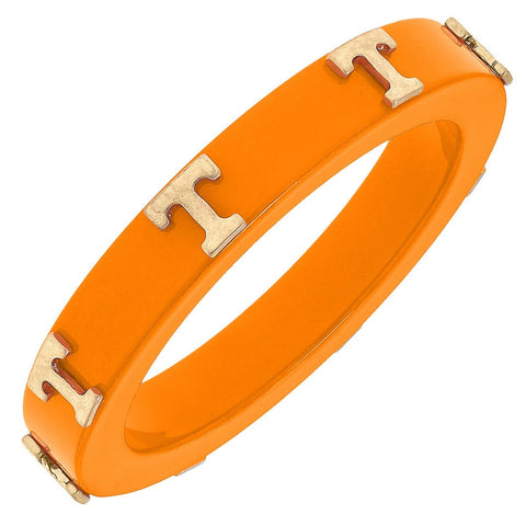 Tennessee Volunteers Resin Logo Bangle in Orange