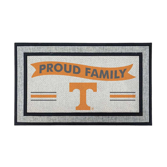 Gray Tennessee Volunteers Family Doormat18x30