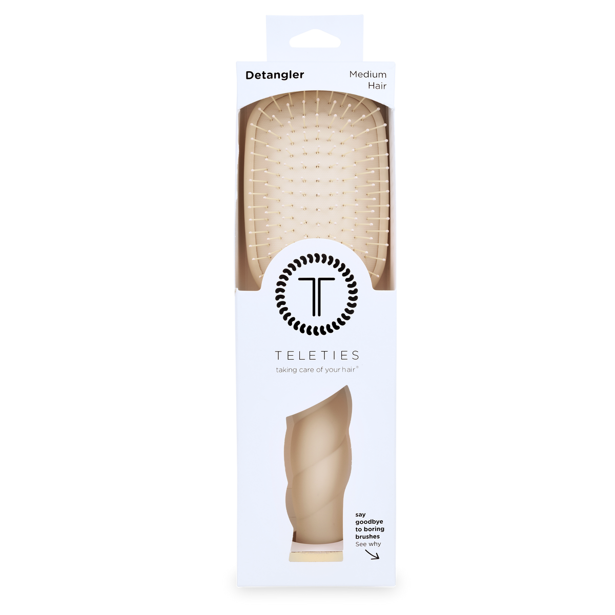 Detangler Hair Brush for Medium Hair - Tan