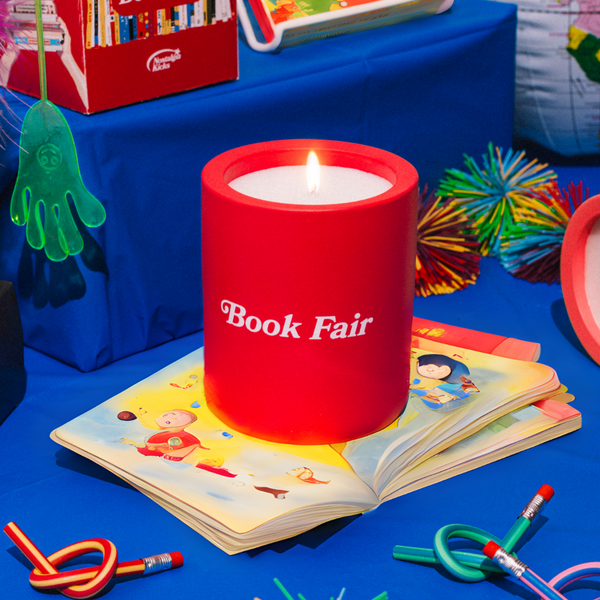 BOOK FAIR Candle