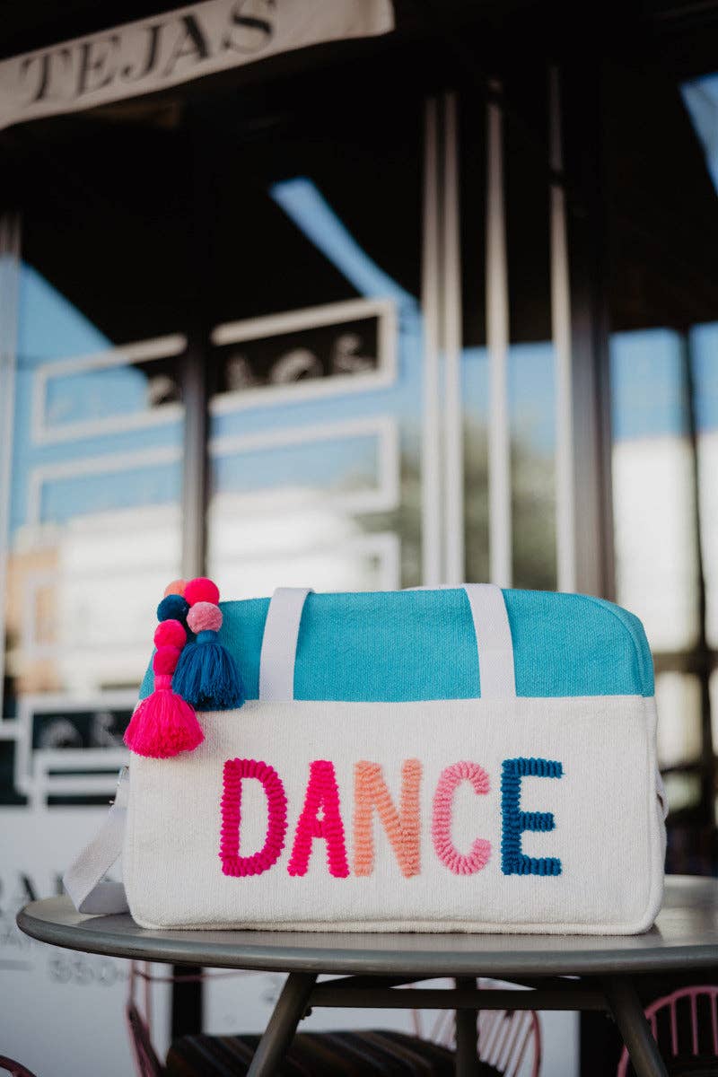 Aqua "Dance" Weekender Bag: Aqua