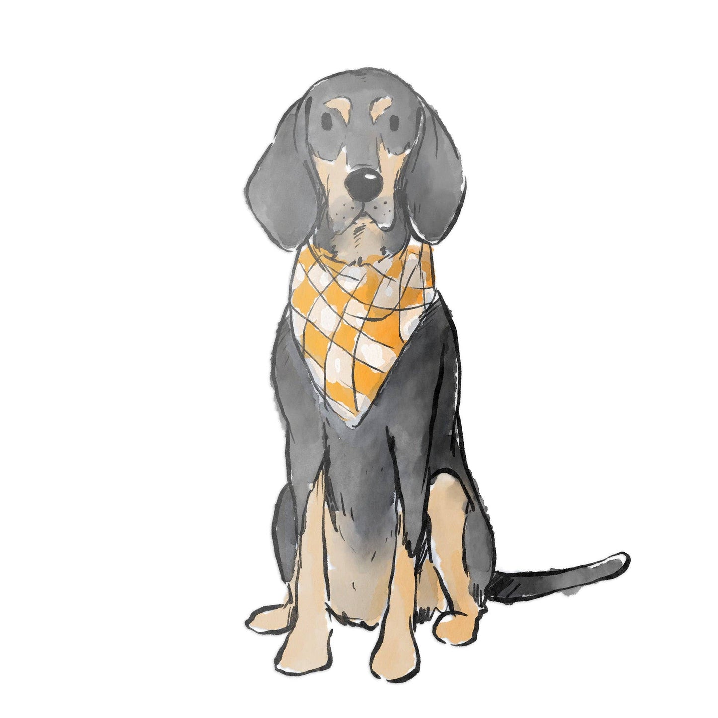 Bluetick Coonhound Tennessee Sticker