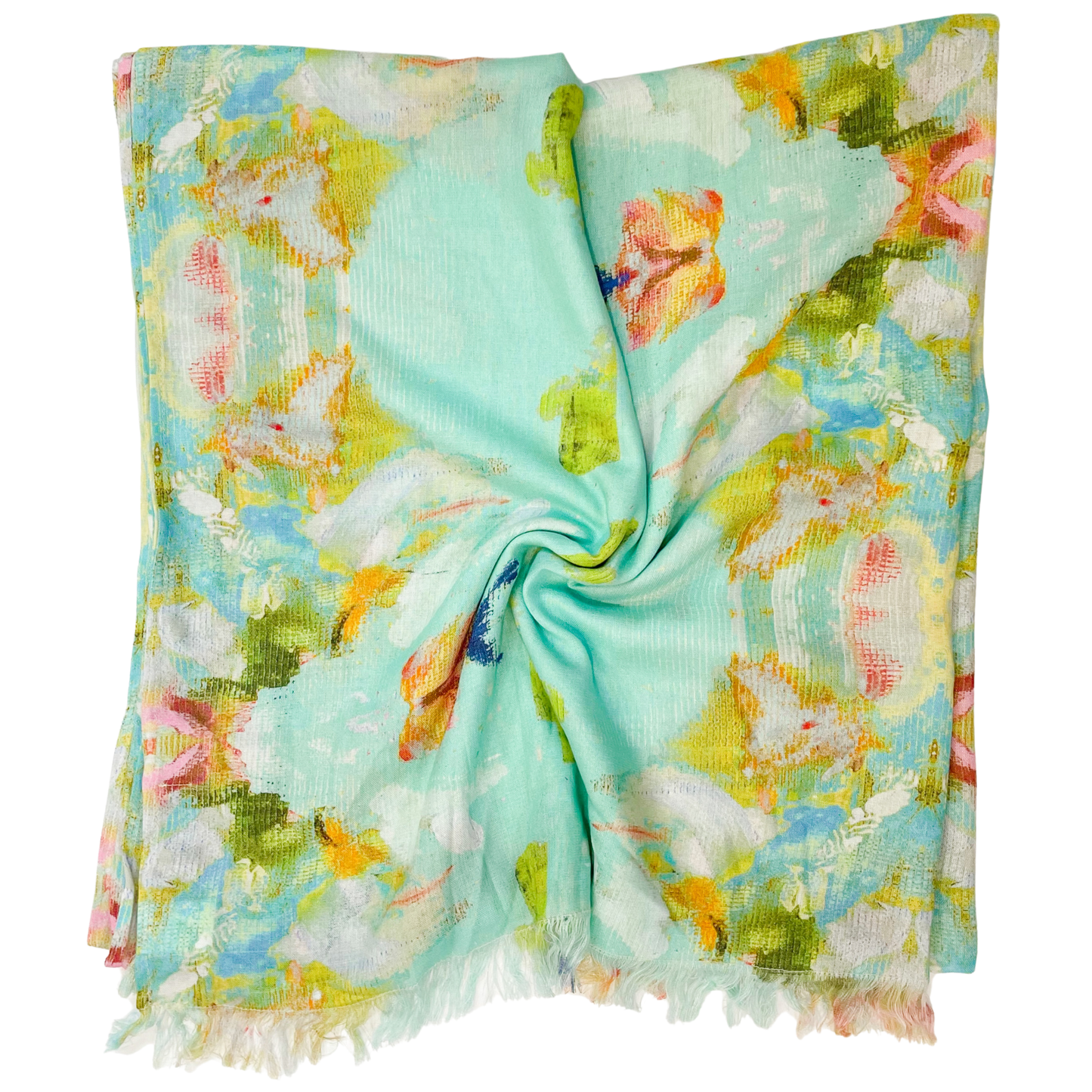 Stained Turquoise Wrap: One Size