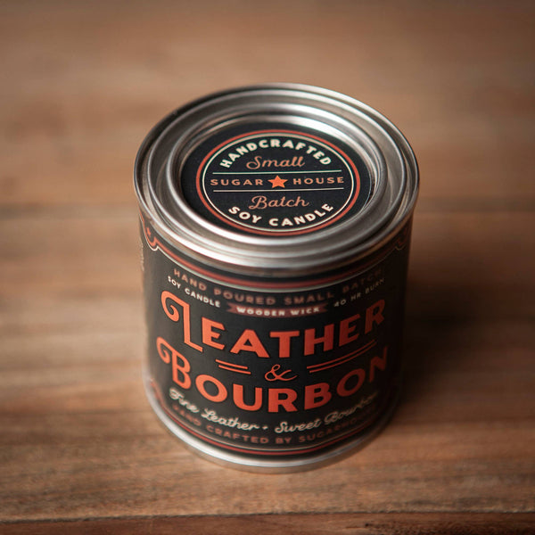 Leather & Bourbon Candle