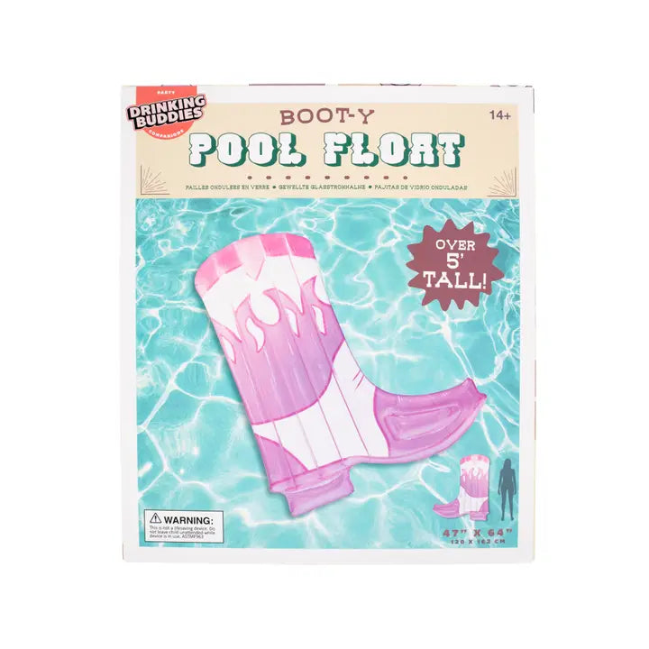 Western Pink Cowboy Booty-Y Pool Float