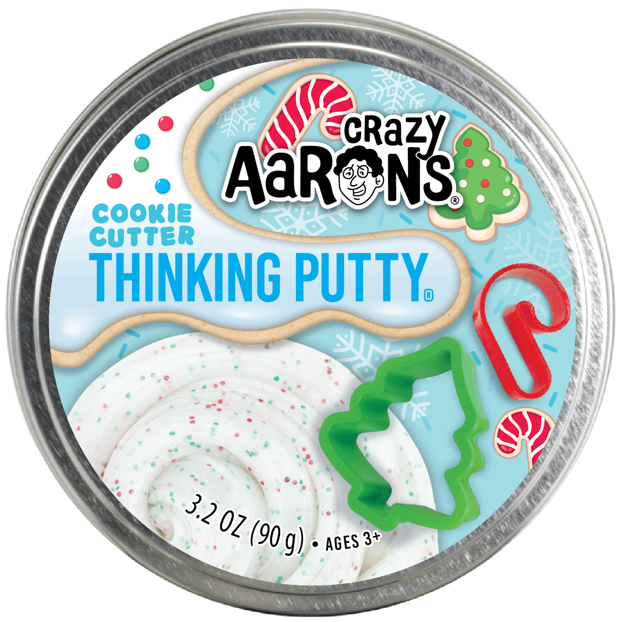 Cookie Cutter - Full Size 4" Thinking Putty Tin