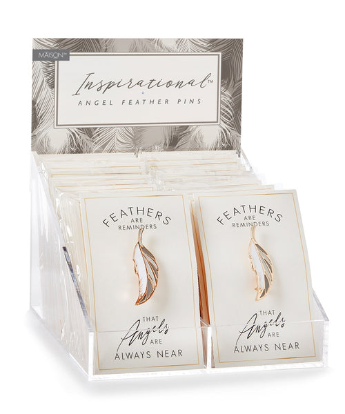 Feather Pin & Sentiment Card