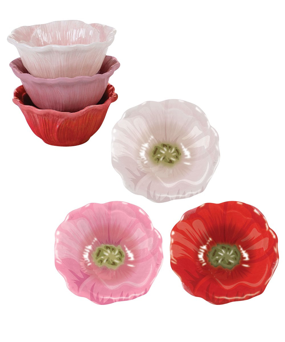 Ceramic Poppy Dip Bowl - Individual bowl