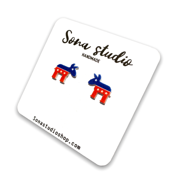 Democrat Earrings