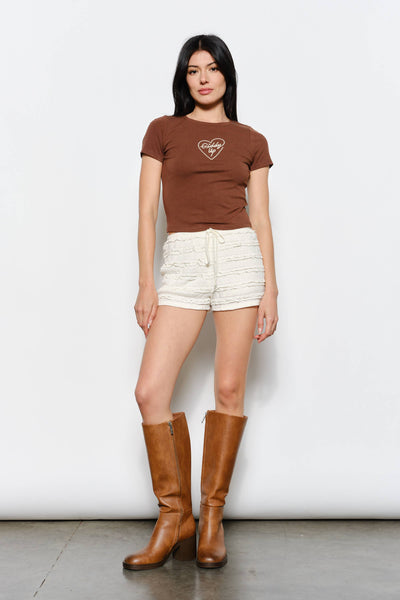 GIDDY UP TEE EMBROIDERED