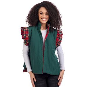 Red Jefferies Quilted Vest