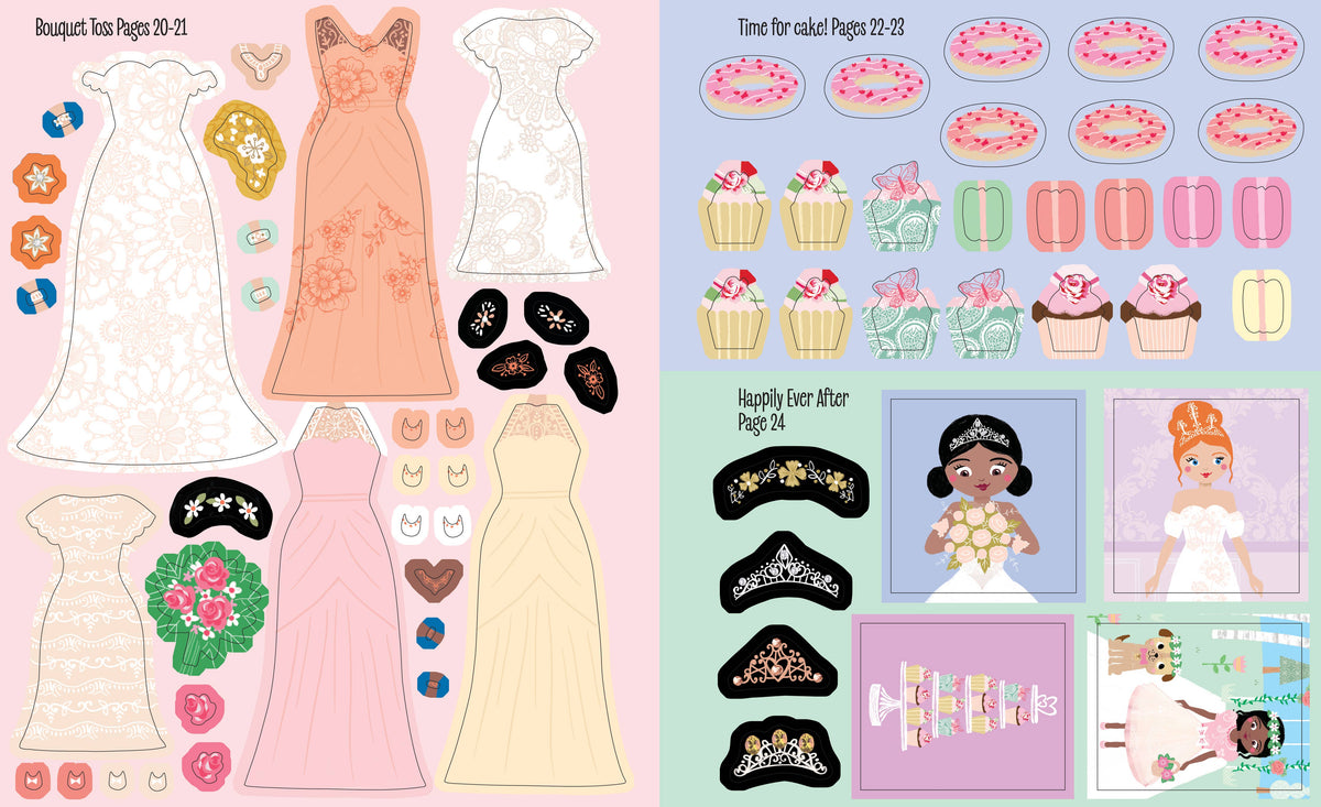 My Sticker Dress-Up: Flower Girls