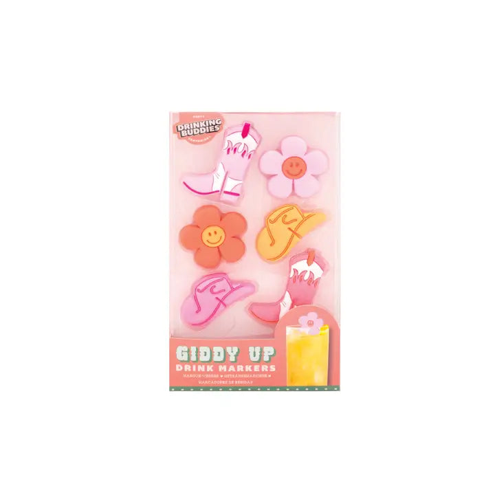 Western Drink Markers-6 Pack
