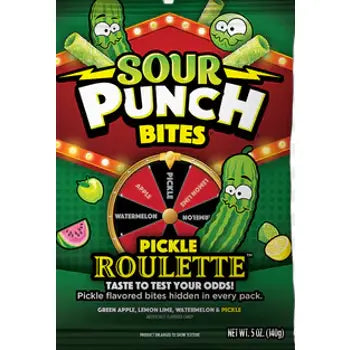 Sour Punch Bites Pickle Roulette, 5oz