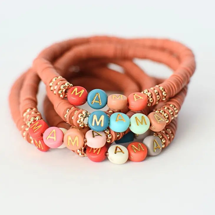 Mama bracelet. Mustard or Rust