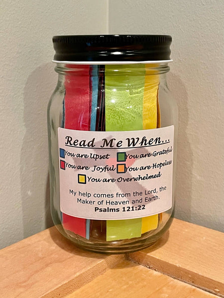 Bible Verses in a Jar- Color Coded Scripture