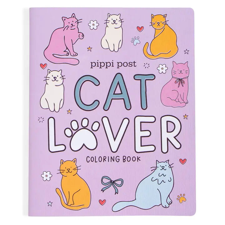 Cat Lover Coloring Book