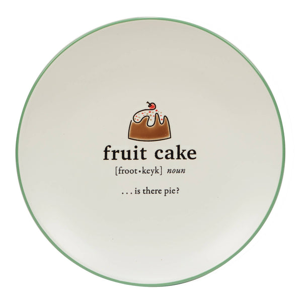 Christmas Sayings Dessert Plate