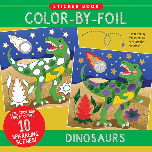 Color-By-Foil Sticker Book - Dinosaurs