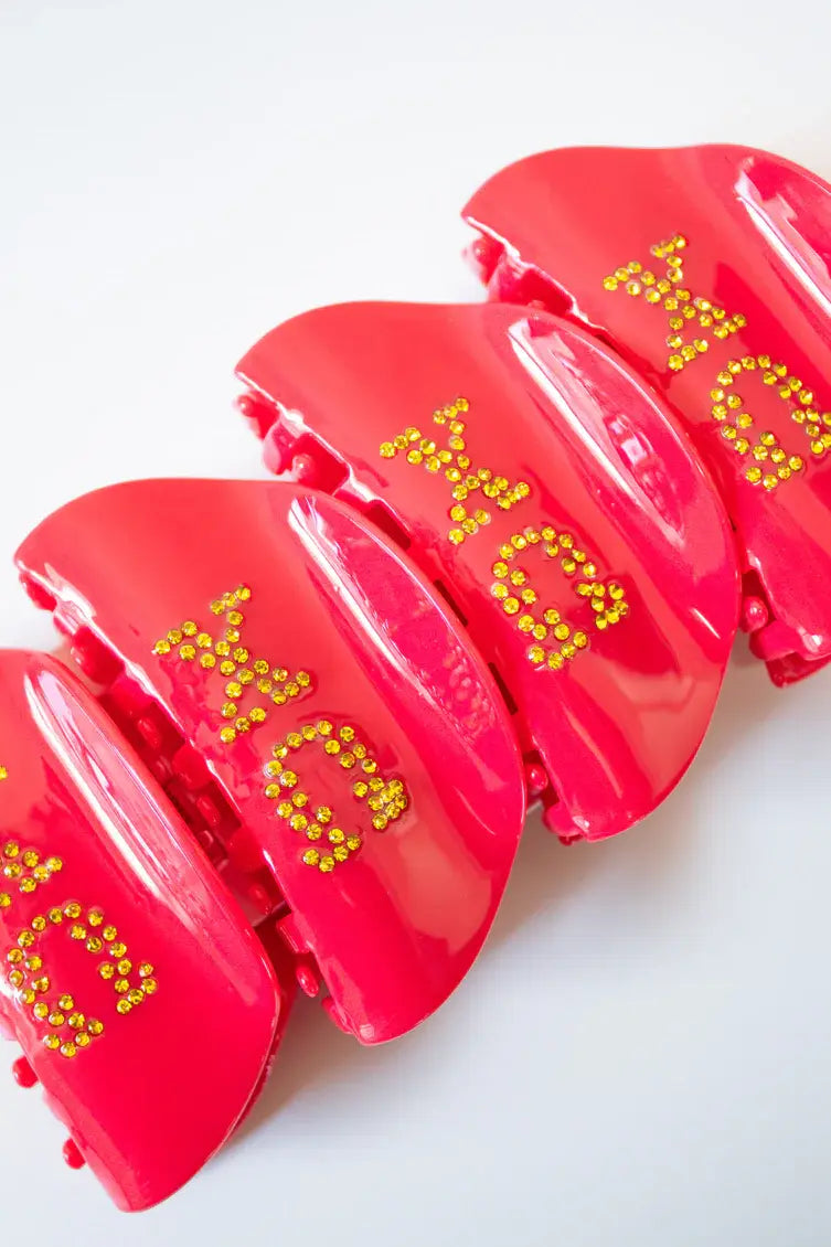 Chi Omega That Girl Sorority Hair Claw Clip