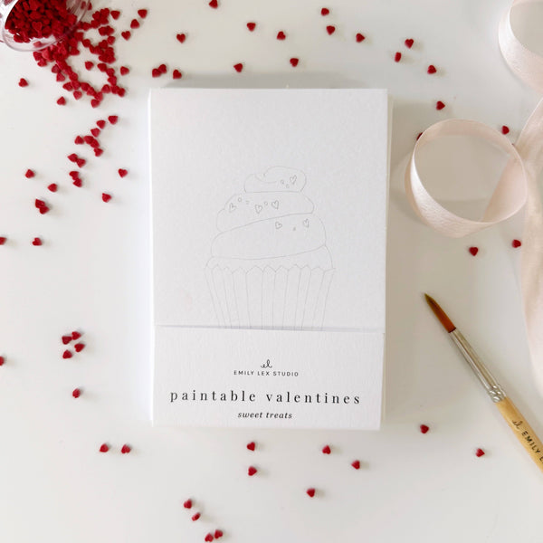 Sweet Treats Paintable Valentines