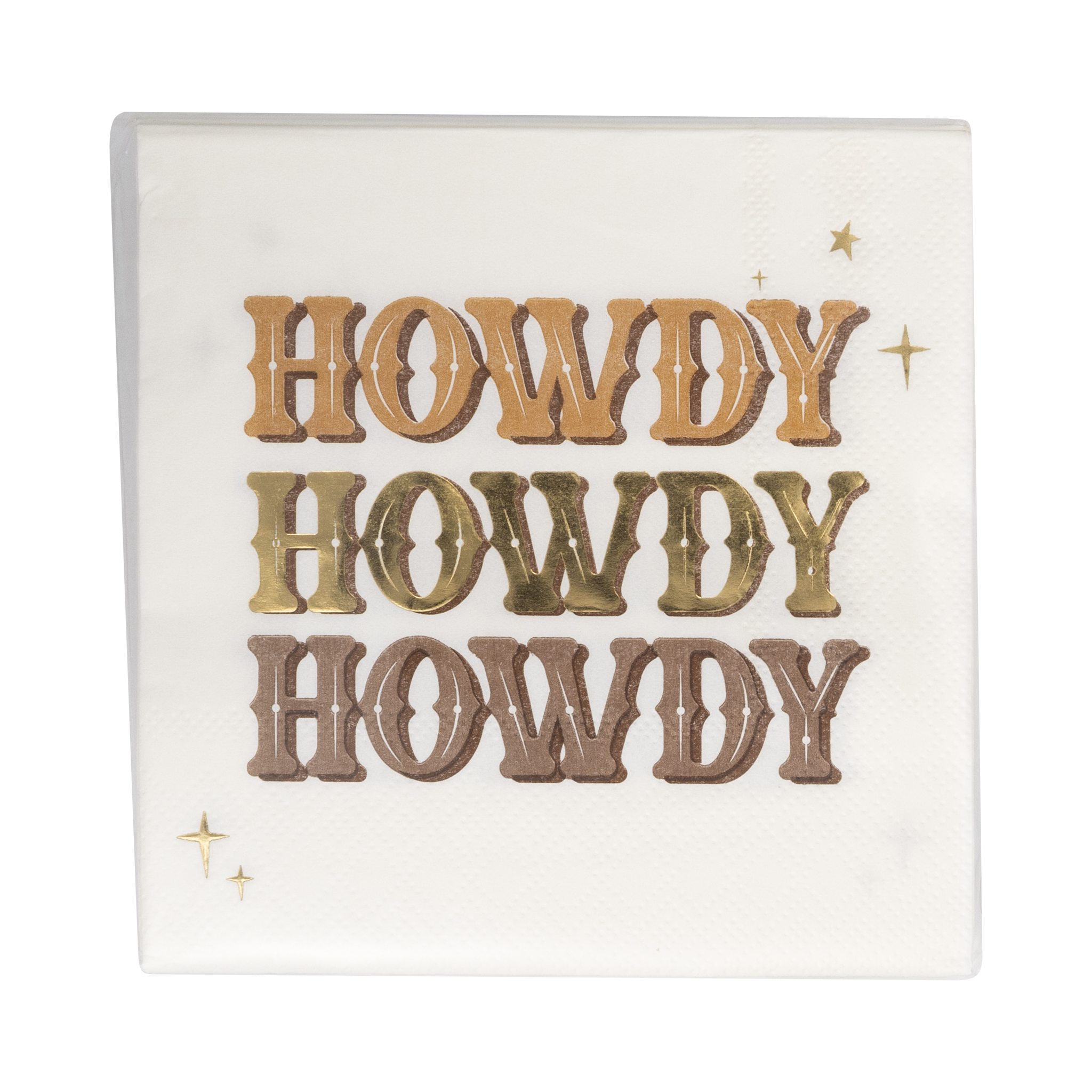 Cowboy Howdy Cocktail Napkin