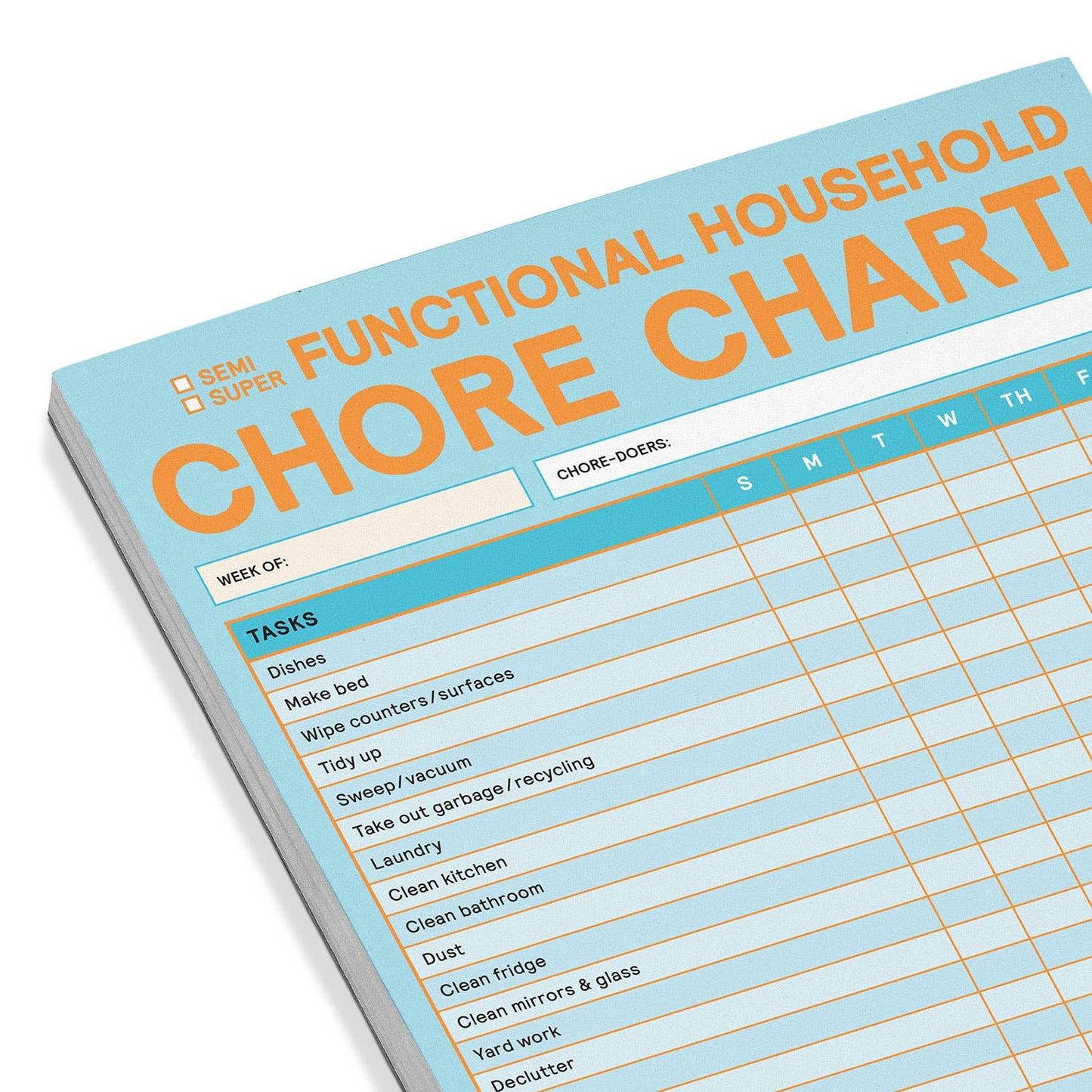 Chore Chart Big & Sticky Notepad