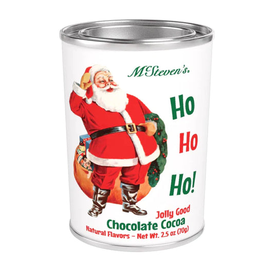 VINTAGE SANTA HO HO HO JOLLY GOOD CHOCOLATE COCOA