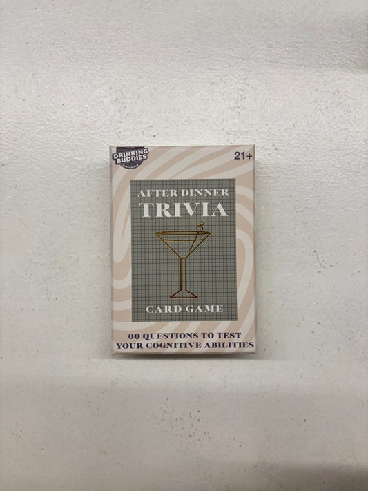 After Dinner Trivia Card Game