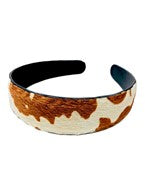 Cowhide Animal Print Headband