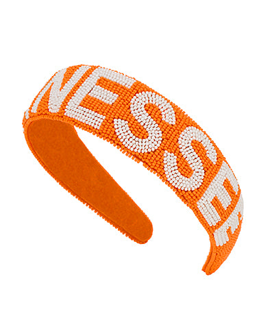 Tennessee  Hand Beaded Headband