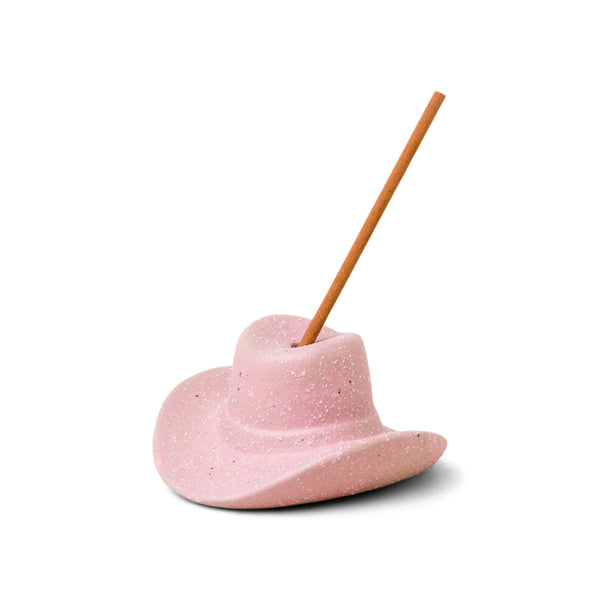 Cowboy Hat Incense Holder - Pink