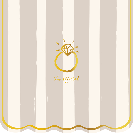 It's Official Cocktail Napkin