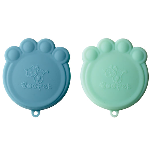 Speckle & Spot by Ore' Originals Pet Can Cover, Jade/Dusty Blue, 2 count