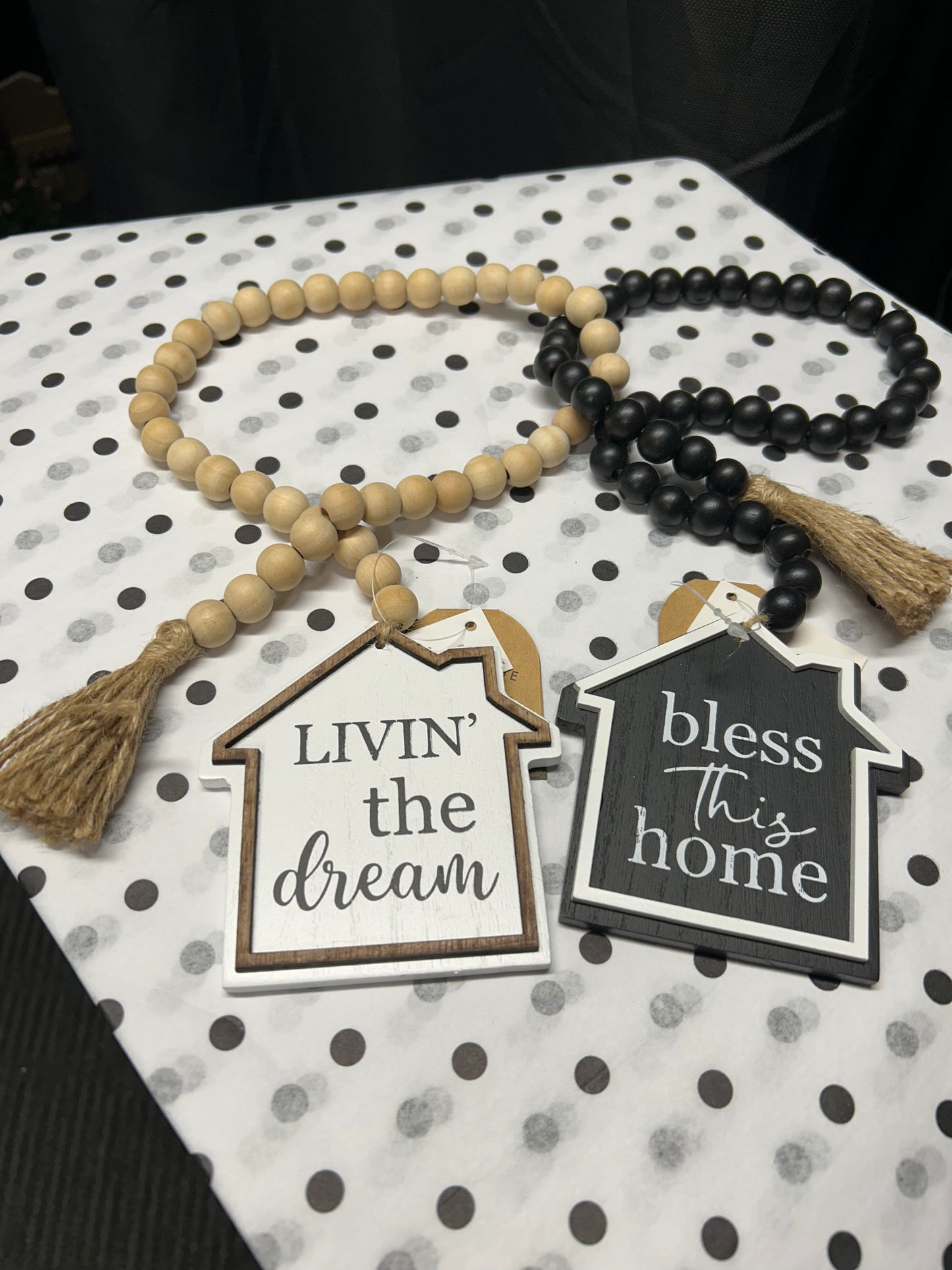 House Design Beaded Garland 2 styles