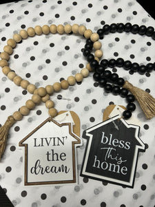 House Design Beaded Garland 2 styles