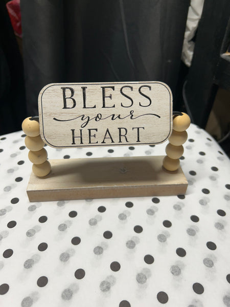 Double sided Desk Block Sign
