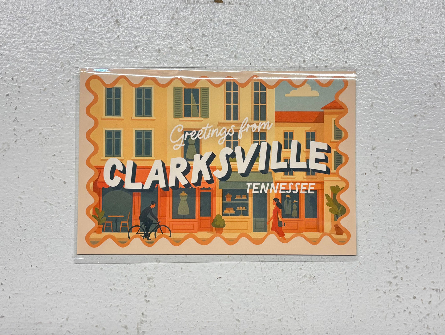 Greeting From Clarksville Postcard