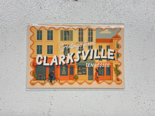 Greeting From Clarksville Postcard