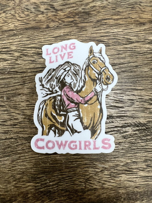 Long Live Cowgirls Sticker